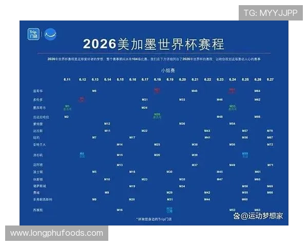 2026年世界杯赛程时间表详细公布各大球场比赛安排一览
